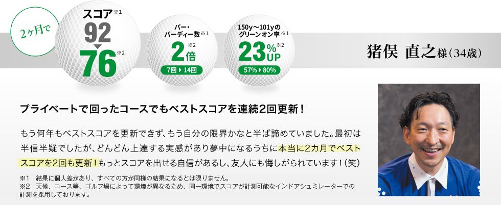 体験者の声猪俣氏