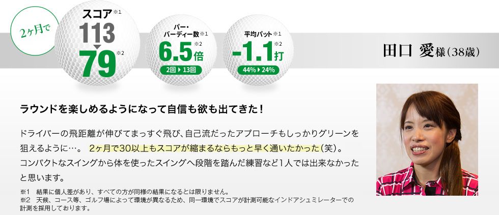 体験者の声田口氏